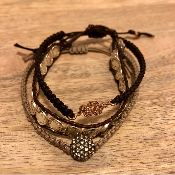 Stella & Dot Jewelry - Stella & Dot Stacking Blacelets (Set of 3) Stella & Dot Jewelry - Stella & Dot Stacking Blacelets (Set of 3)